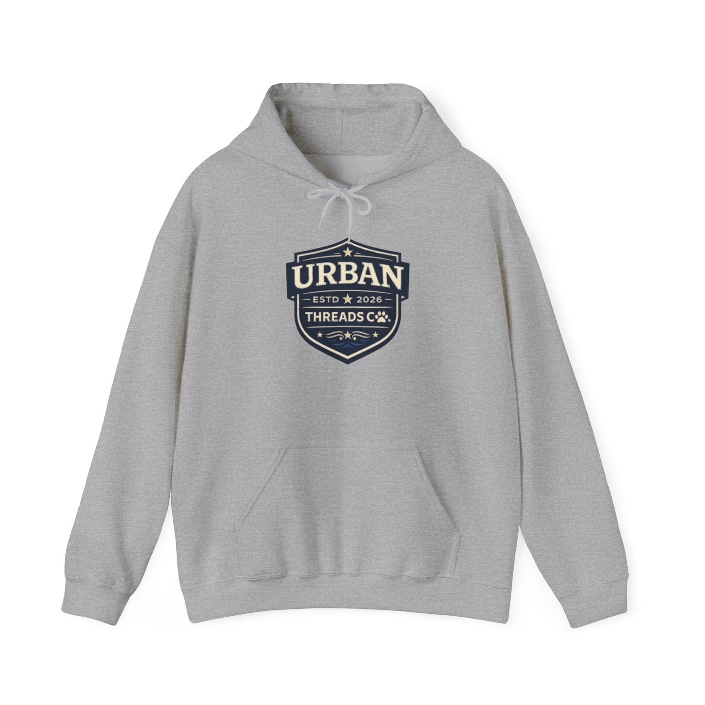 Urban Threads Co. Heritage Badge Rescue Hoodie