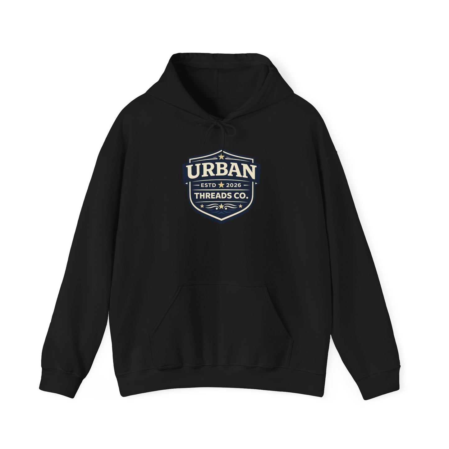 Urban Threads Co. Badge Hoodie