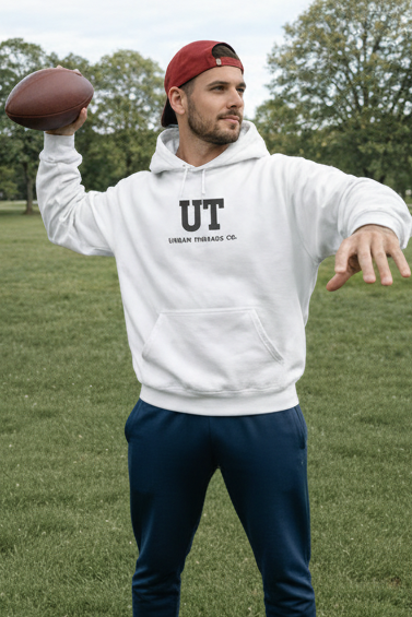 Urban Threads Co. Monogram Hoodie