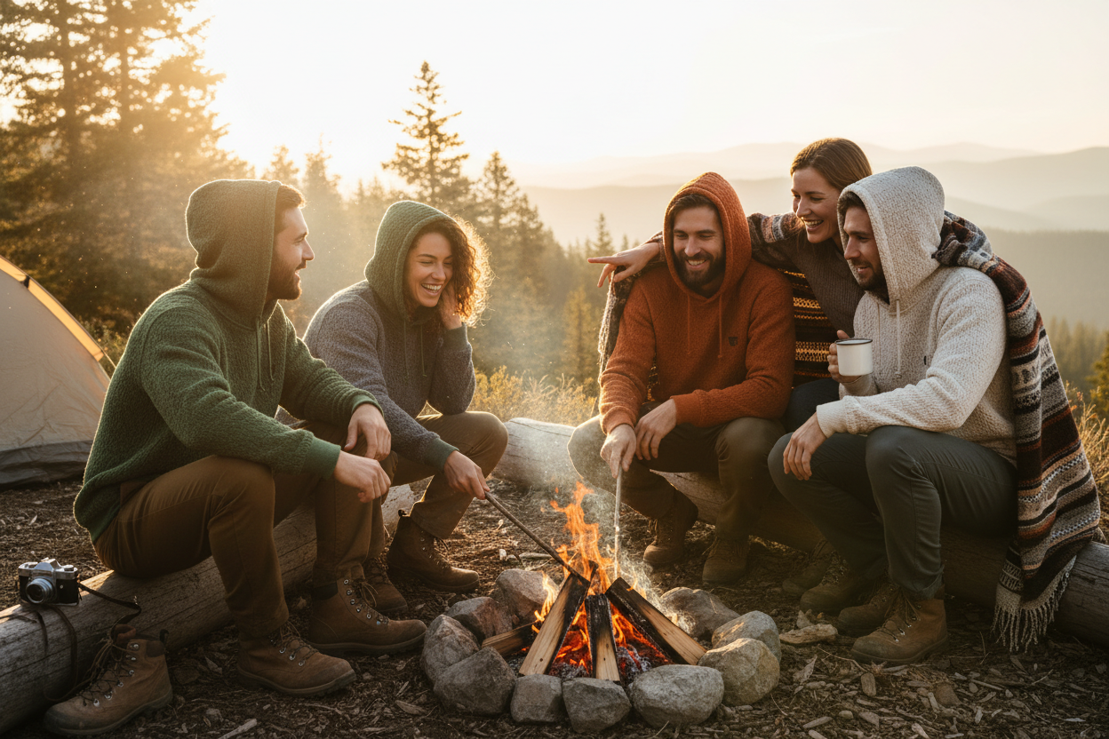 Community and adventure lifestyle image